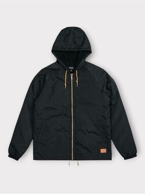 BRIXTON Claxton Hooded
Sherpa Jacket Black